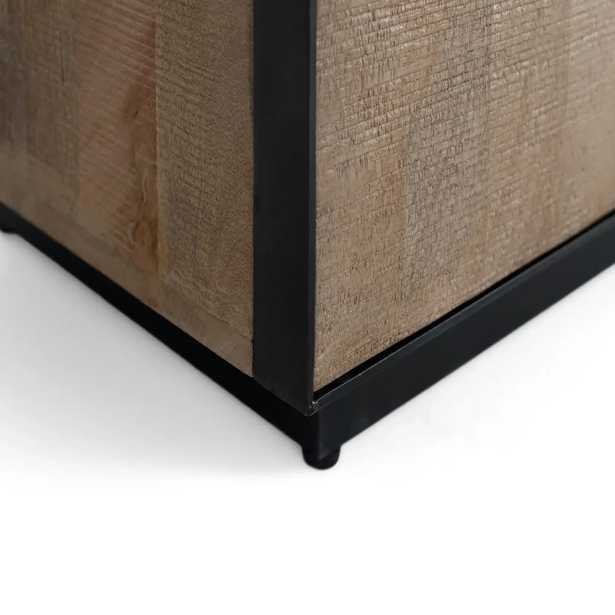 Voir la diapositive 2 : GINER Y COLOMER SL Buffet en bois de manguier 90cm style industriel moderne