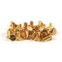 Voir la diapositive 4 : Graine créative 20 vis Chicago dorées - attaches cuir 10 mm x Ø 9,5 mm