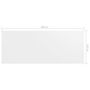 Voir la diapositive 6 : VIDAXL Ecran de balcon Blanc 120x300 cm Tissu Oxford