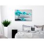 Voir la diapositive 2 : Paris Prix Tableau Imprimé  Lightness of Light Wide Blue