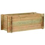 VIDAXL Jardiniere surelevee pour legumes Bois de pin impregne 80 cm