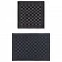 Voir la diapositive 2 : VIDAXL Ensemble de serviettes 50 pcs noir et gris coton