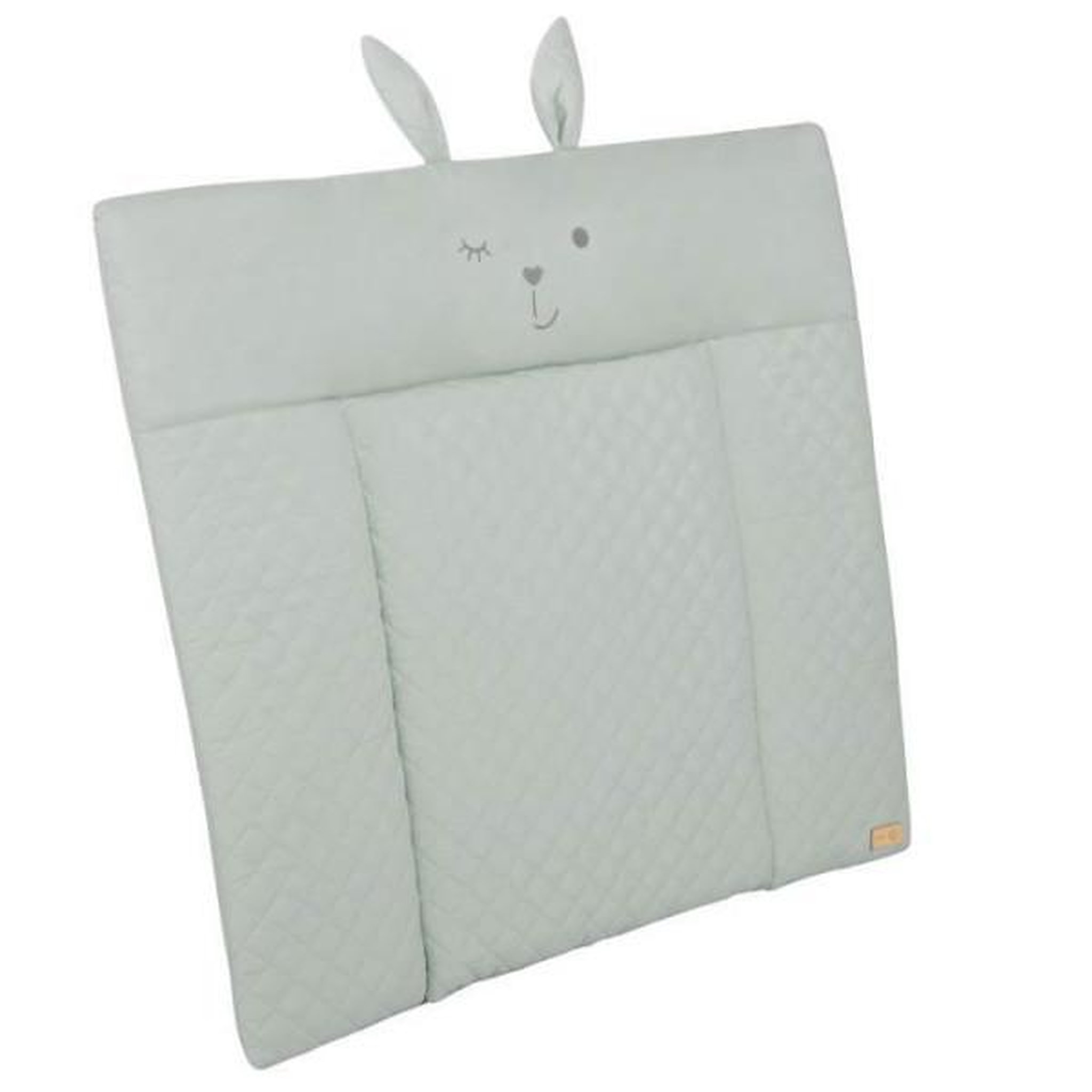 Voir la diapositive 3 : Roba Matelas a langer - ROBA - Visage de lapin - 85 x 75 cm - Vert givré