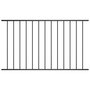 Voir la diapositive 1 : VIDAXL Panneau de cloture Acier enduit de poudre 1,7x1,25 m Noir