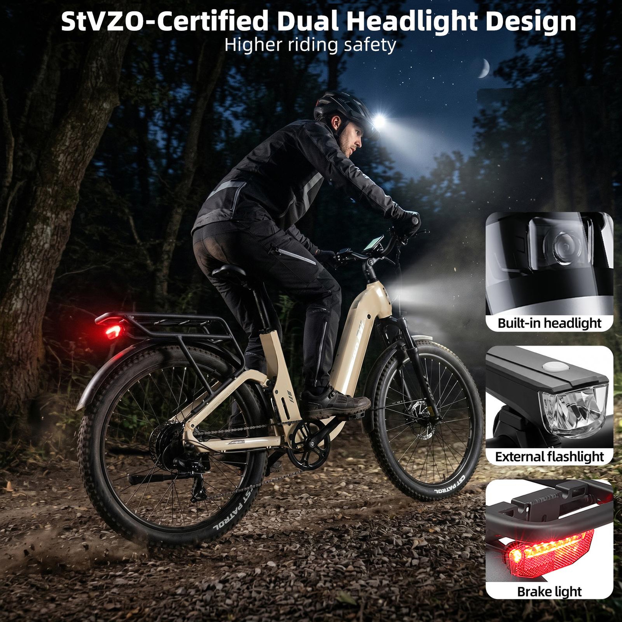 Voir la diapositive 5 : TTGO Vélo électrique TTGO E-SUVO, 48 V 15 Ah