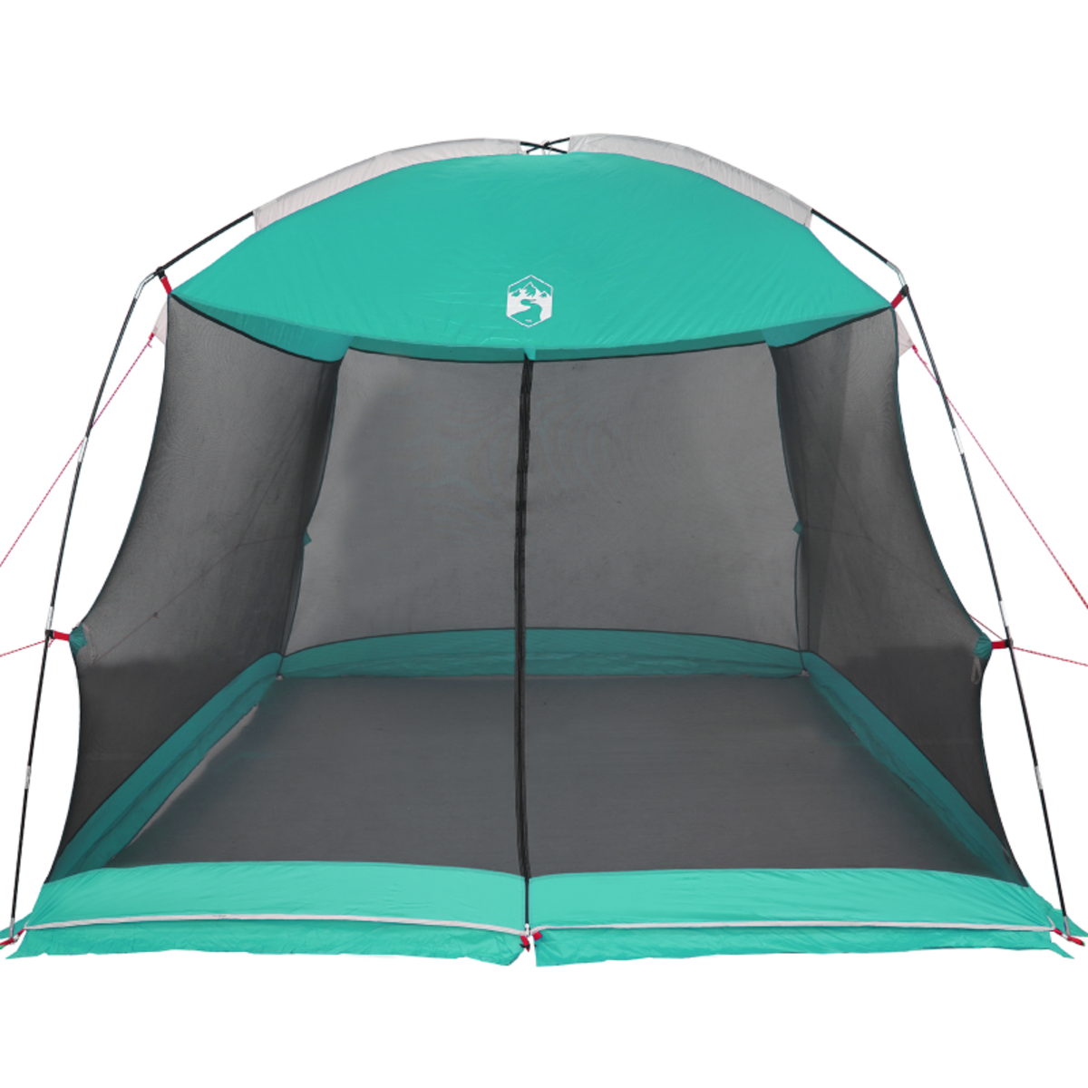VIDAXL Filet anti moustiques de camping avec porte vert pour 4 personnes imperméable