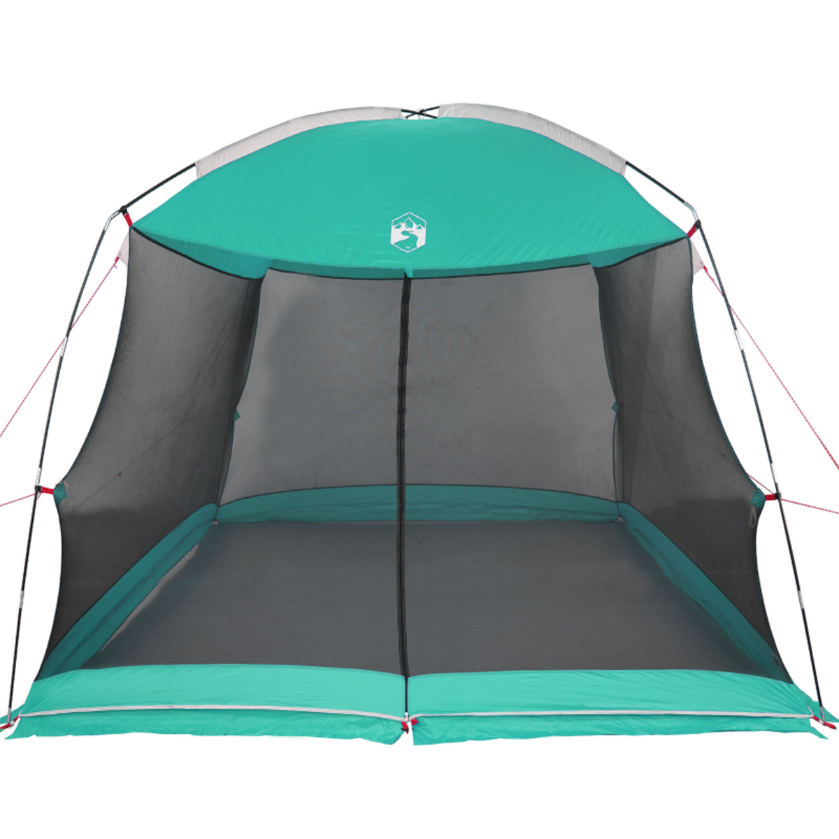 VIDAXL Filet anti moustiques de camping avec porte vert pour 4 personnes imperméable
