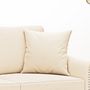 Voir la diapositive 5 : VIDAXL Coussins decoratifs lot de 2 Creme 40x40 cm Velours