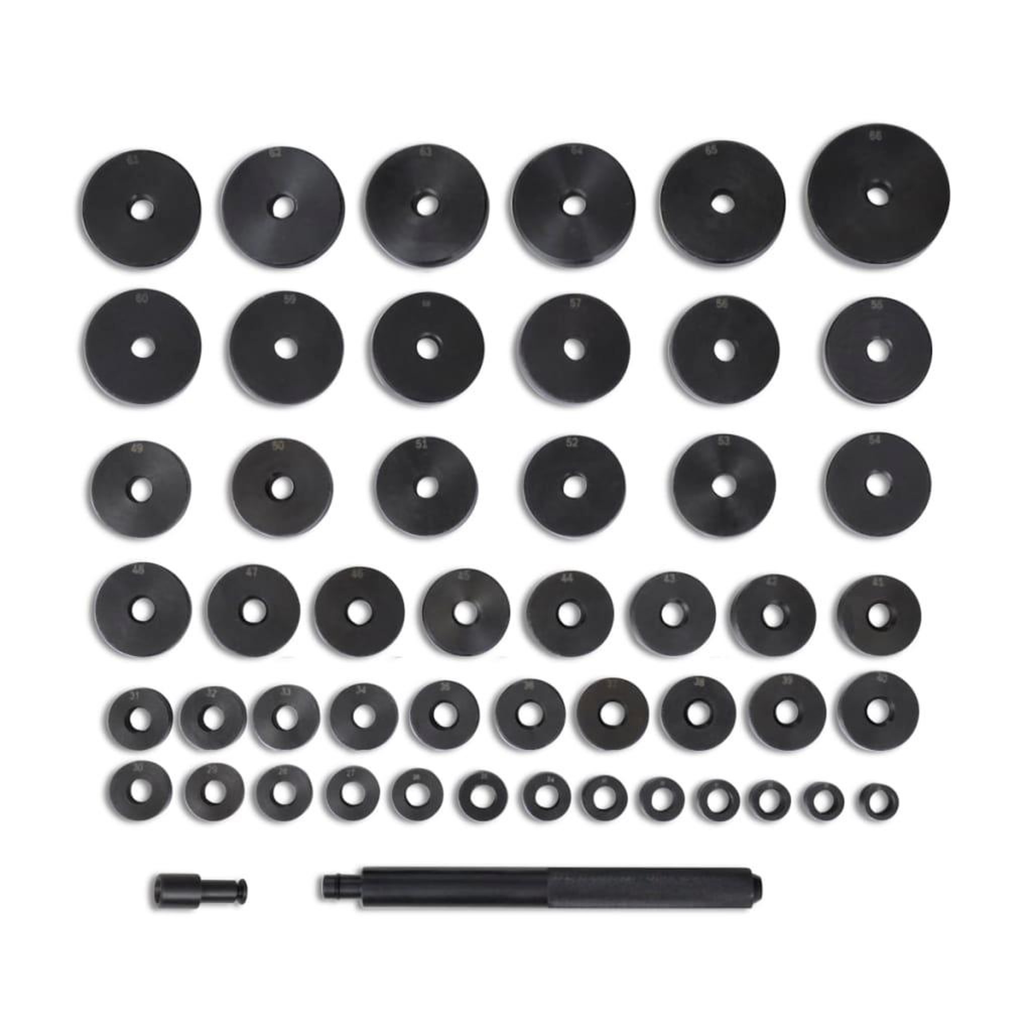 Voir la diapositive 5 : VIDAXL Ensemble de palier de coussinet disques 18 – 65 mm 51 pcs
