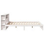 Voir la diapositive 5 : VIDAXL Lit bibliotheque sans matelas blanc 160x200 cm bois pin massif