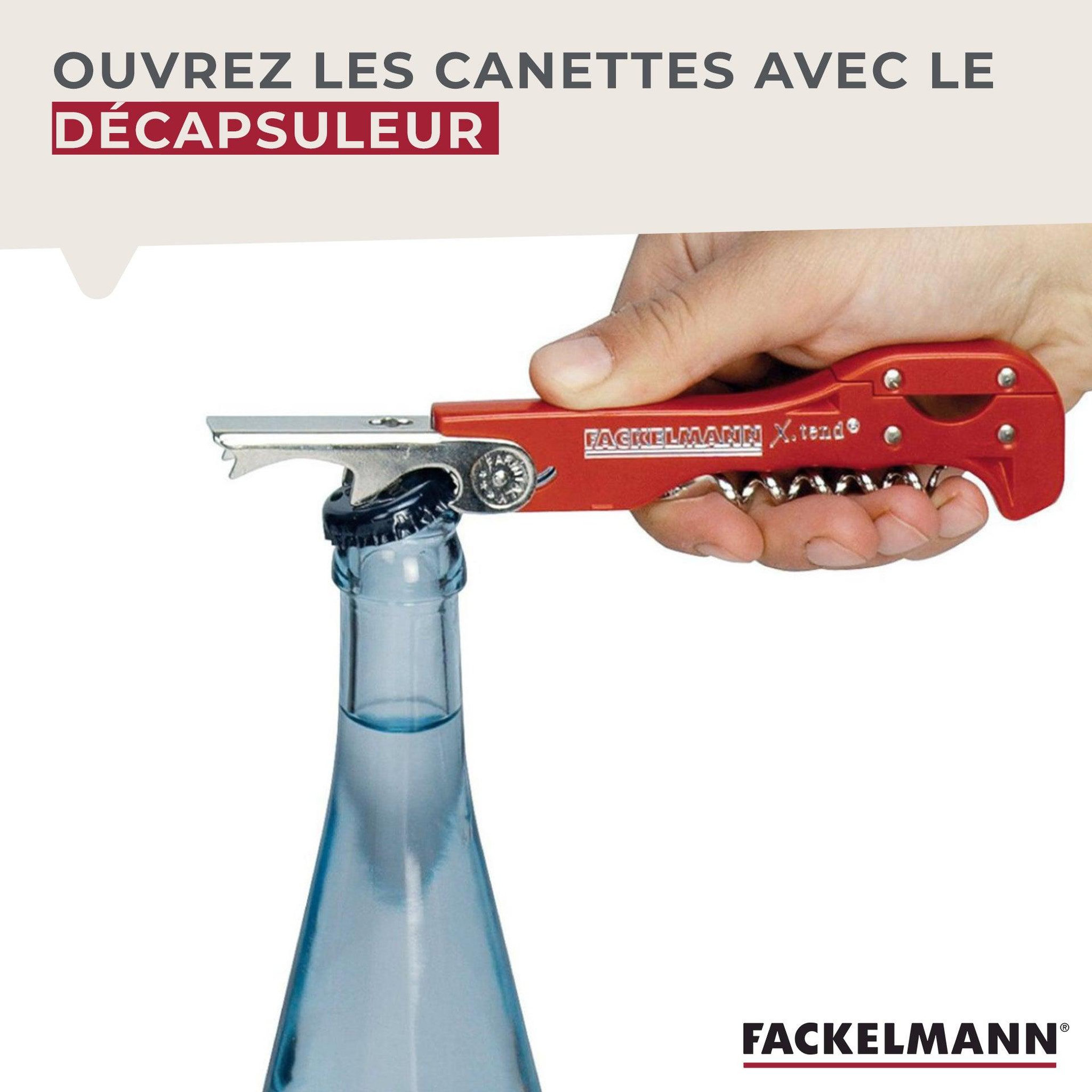 Voir la diapositive 5 : Fackelmann Tire-bouchon décapsuleur 13 cm fackelmann bar concept
