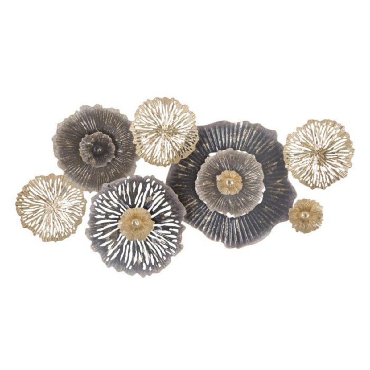 Paris Prix Décoration Murale en Métal  Browny  96cm Multicolore