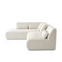 Voir la diapositive 3 : LISA DESIGN Onyx - canapé modulable d'angle gauche - 5 places - en tissu mailles 3d