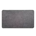 LUANCE Tapis  Luance 45x80cm Velours. Coloris disponibles : Gris