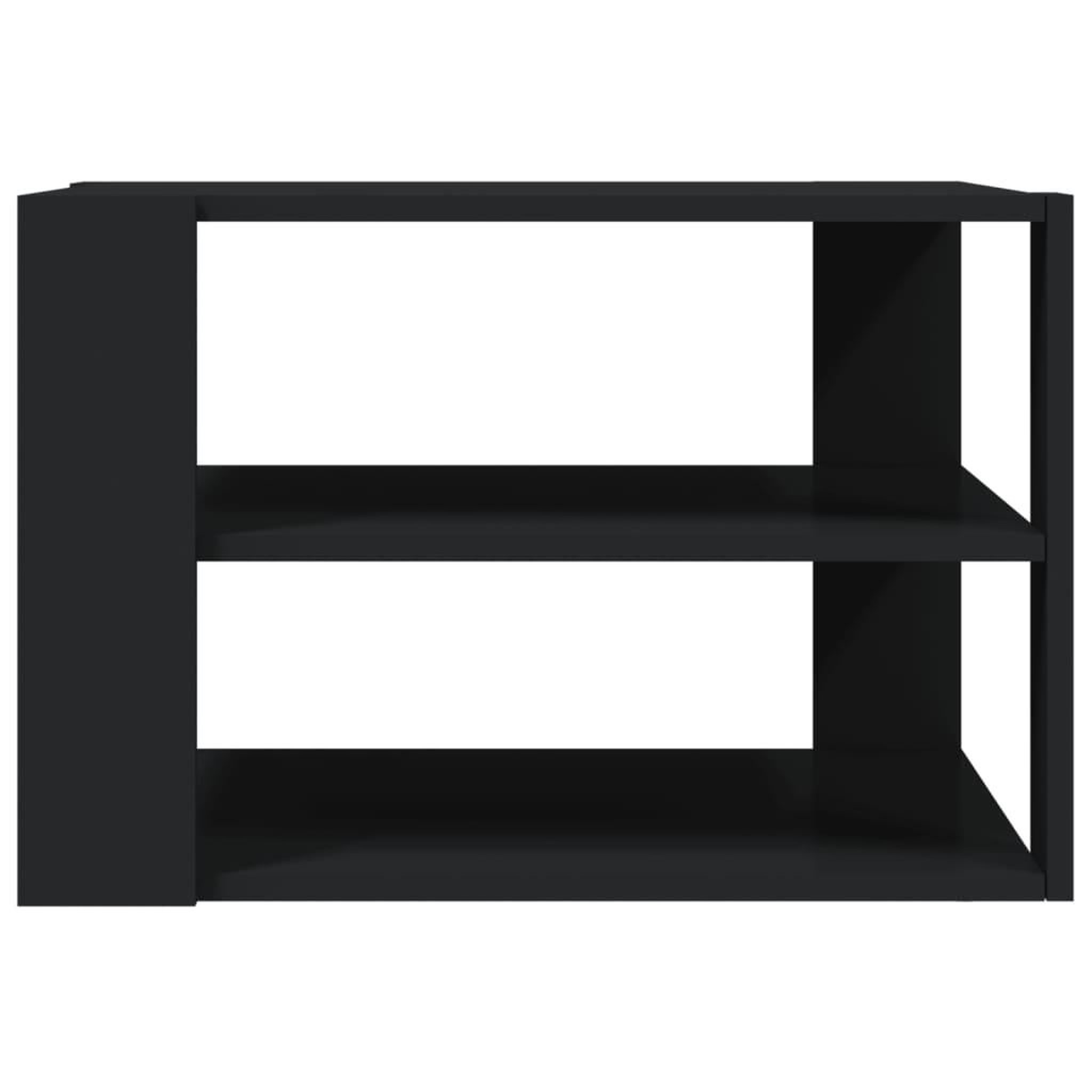 Voir la diapositive 4 : VIDAXL Table basse noir 59,5x59,5x40 cm bois d'ingenierie