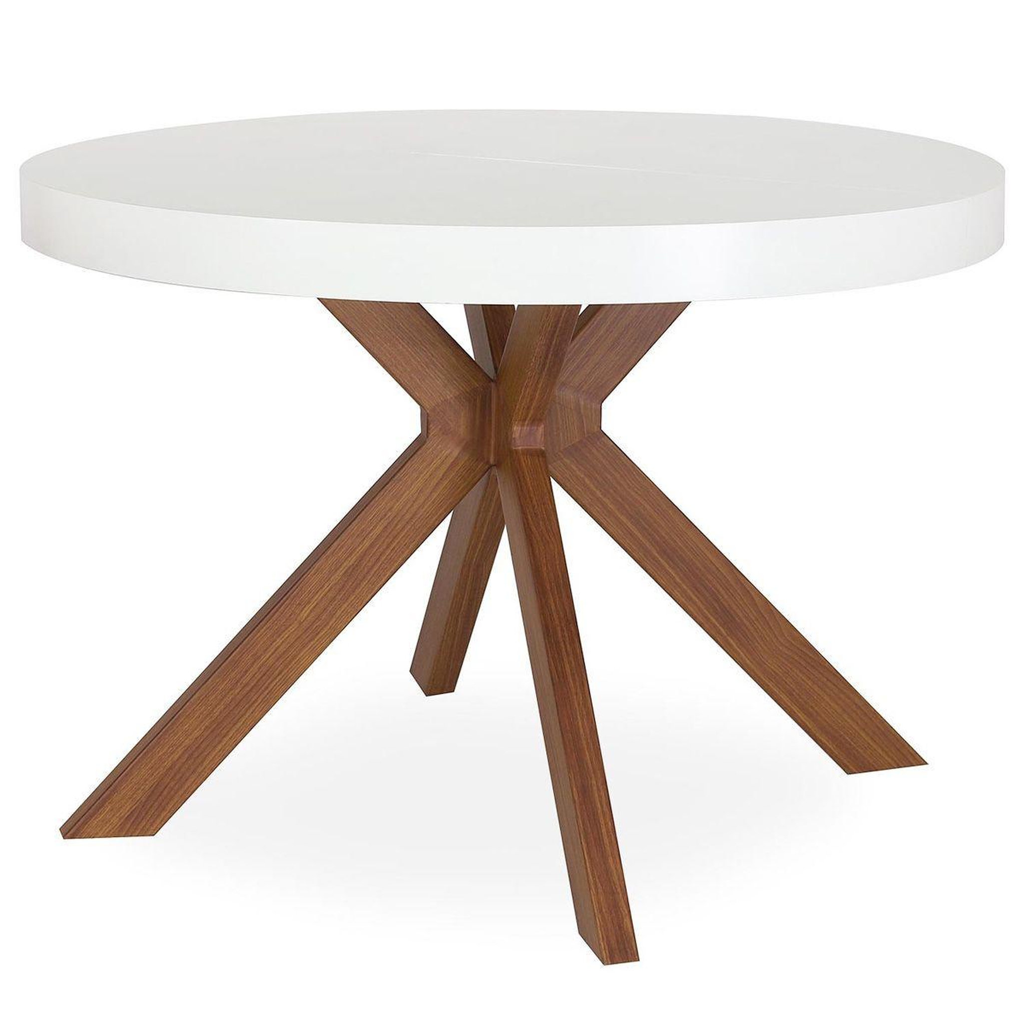 Paris Prix Table ronde extensible  zefane  160-260cm blanc