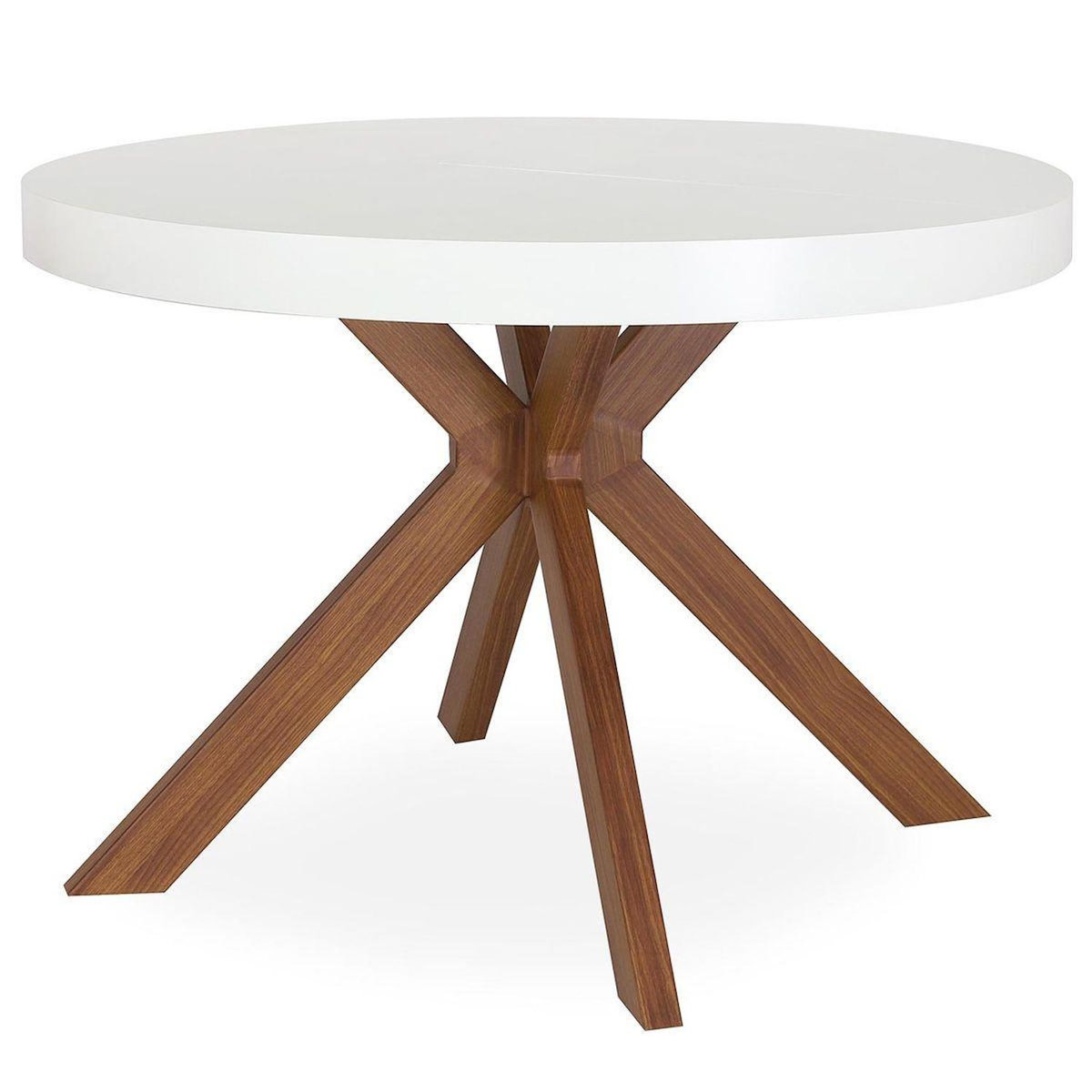 Paris Prix Table Ronde Extensible  Zefane  160-260cm Blanc
