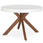 Paris Prix Table Ronde Extensible  Zefane  160-260cm Blanc