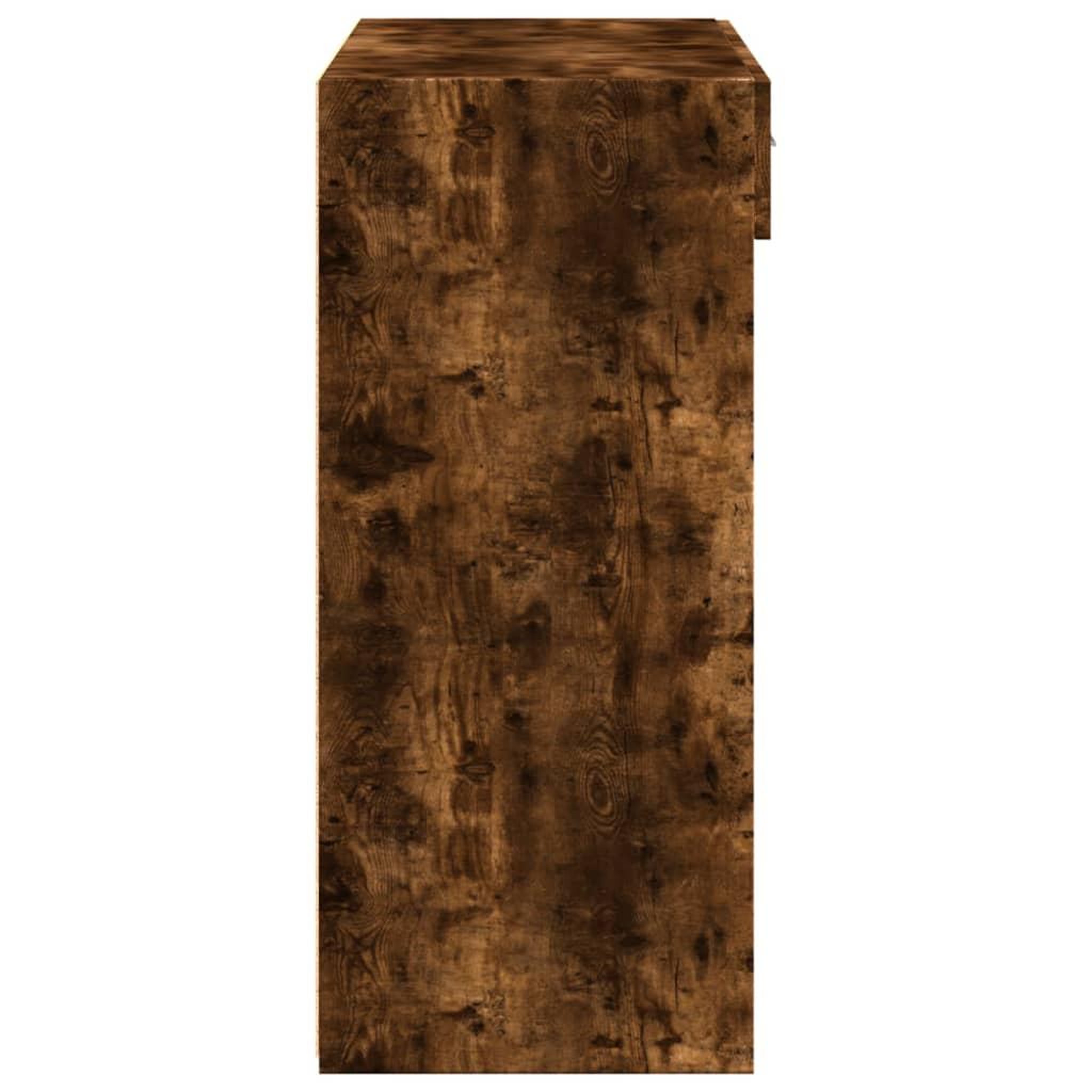 Voir la diapositive 5 : VIDAXL Buffet haut chene fume 80x42,5x124 cm bois d'ingenierie