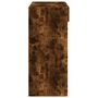 Voir la diapositive 5 : VIDAXL Buffet haut chene fume 80x42,5x124 cm bois d'ingenierie