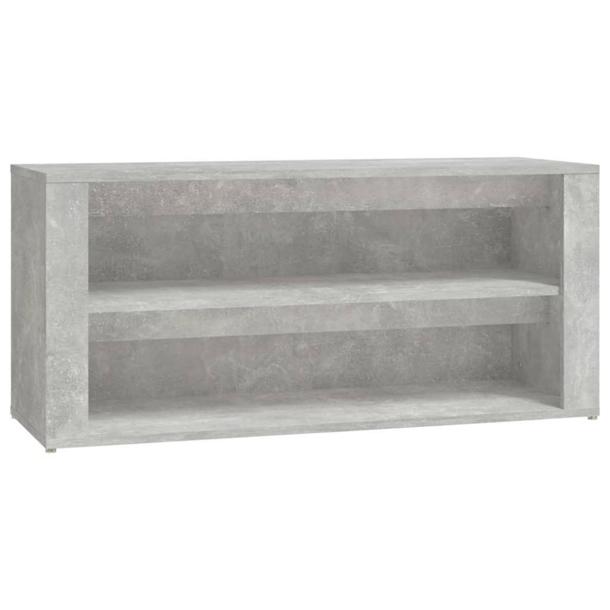 VIDAXL Etagere a chaussures Gris beton 100x35x45 cm Bois d'ingenierie