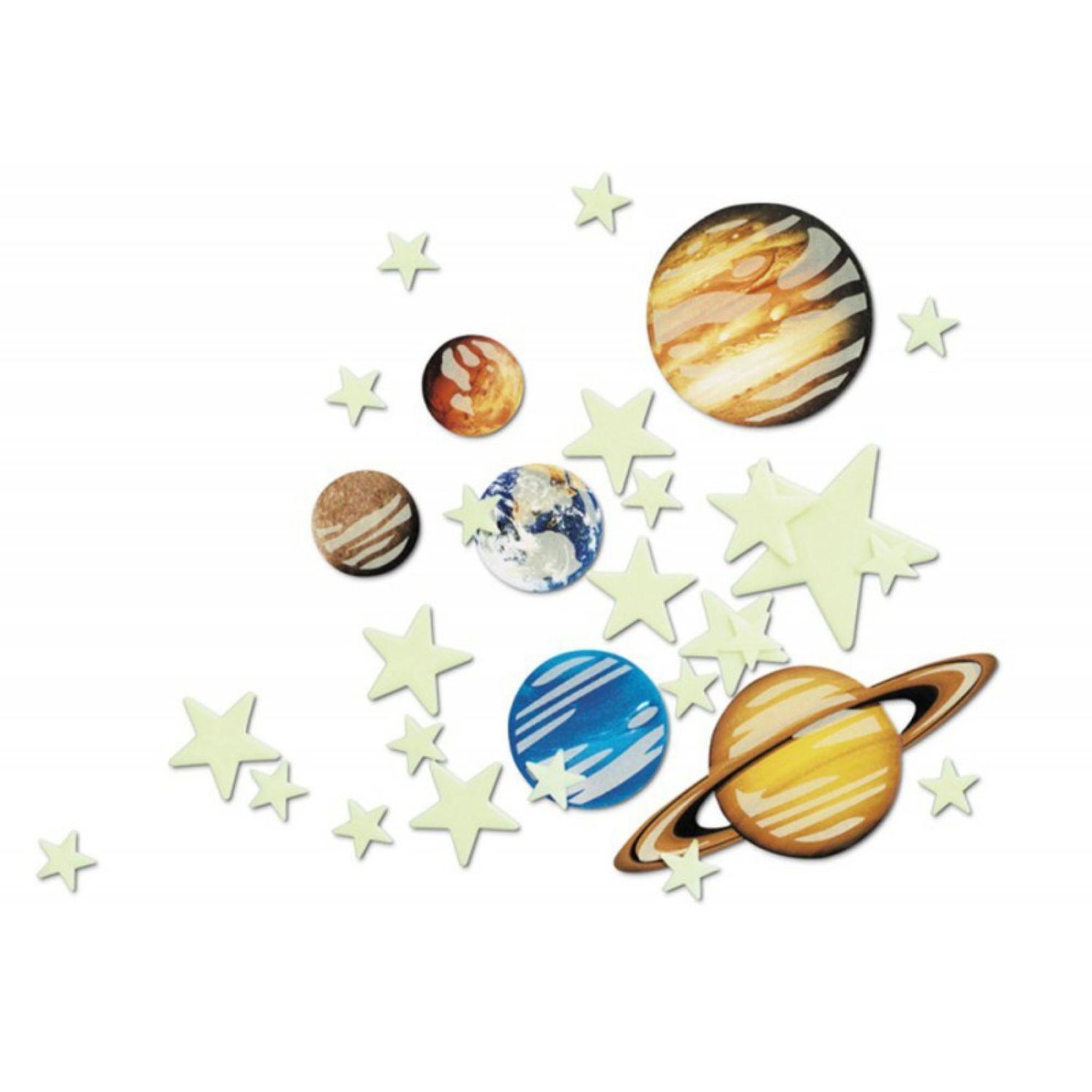 Voir la diapositive 2 : 4M 9 planètes et 100 étoiles phosphorescentes 4m