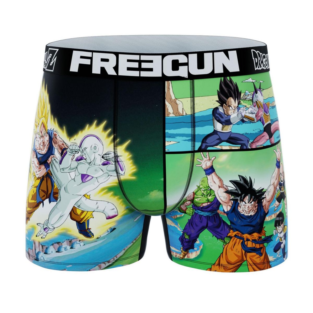 FREEGUN Lot de 4 boxers enfant Dragon Ball Z