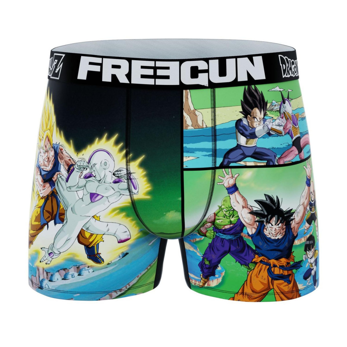 FREEGUN Lot de 4 boxers enfant Dragon Ball Z