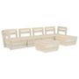 Voir la diapositive 2 : VIDAXL Salon de jardin palette 6 pcs Bois d'epicea impregne