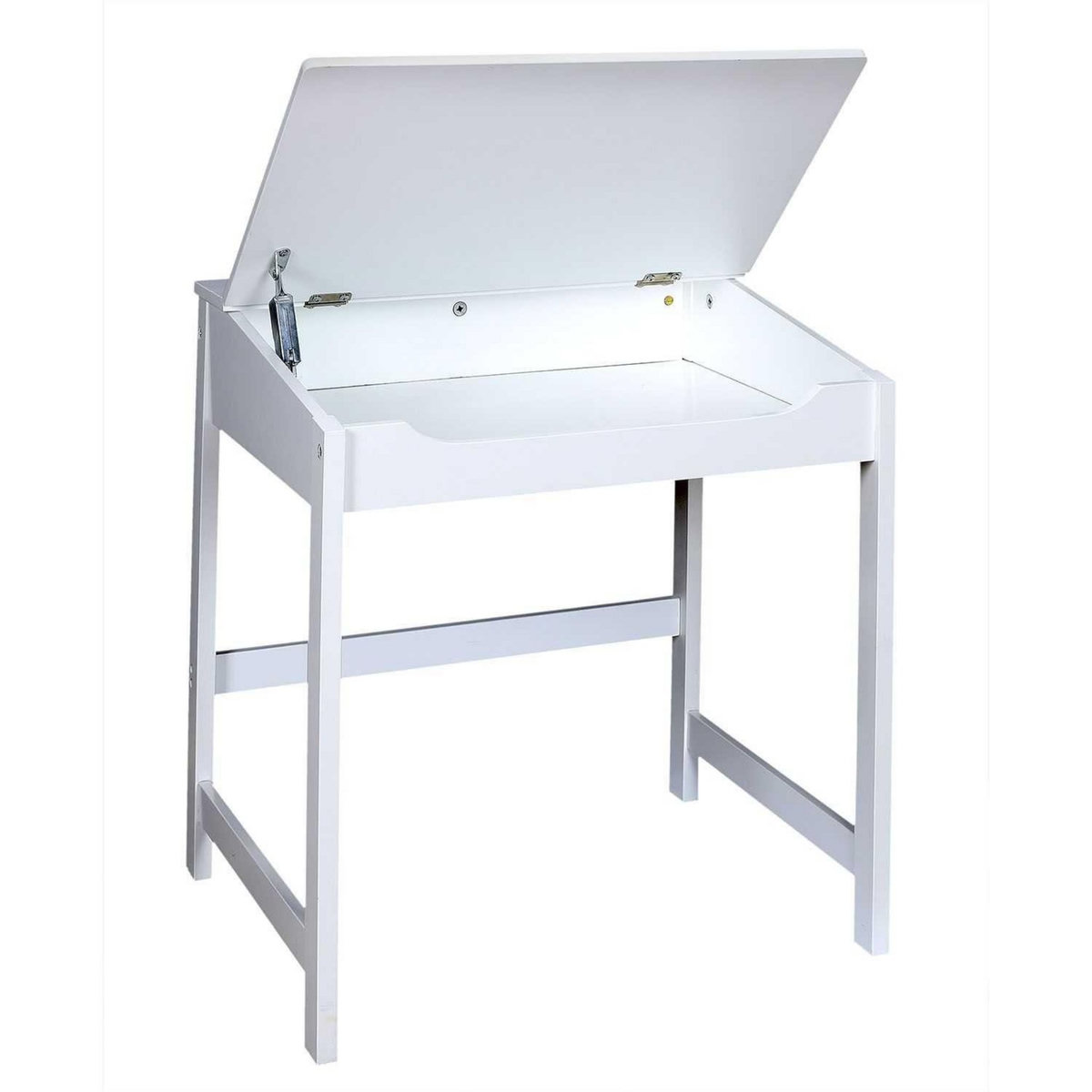 TOILINUX Bureau pupitre pour enfant en MDF - Blanc