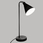 Voir la diapositive 4 : ATMOSPHERA Lampe à Poser Design  Linn  45cm Noir
