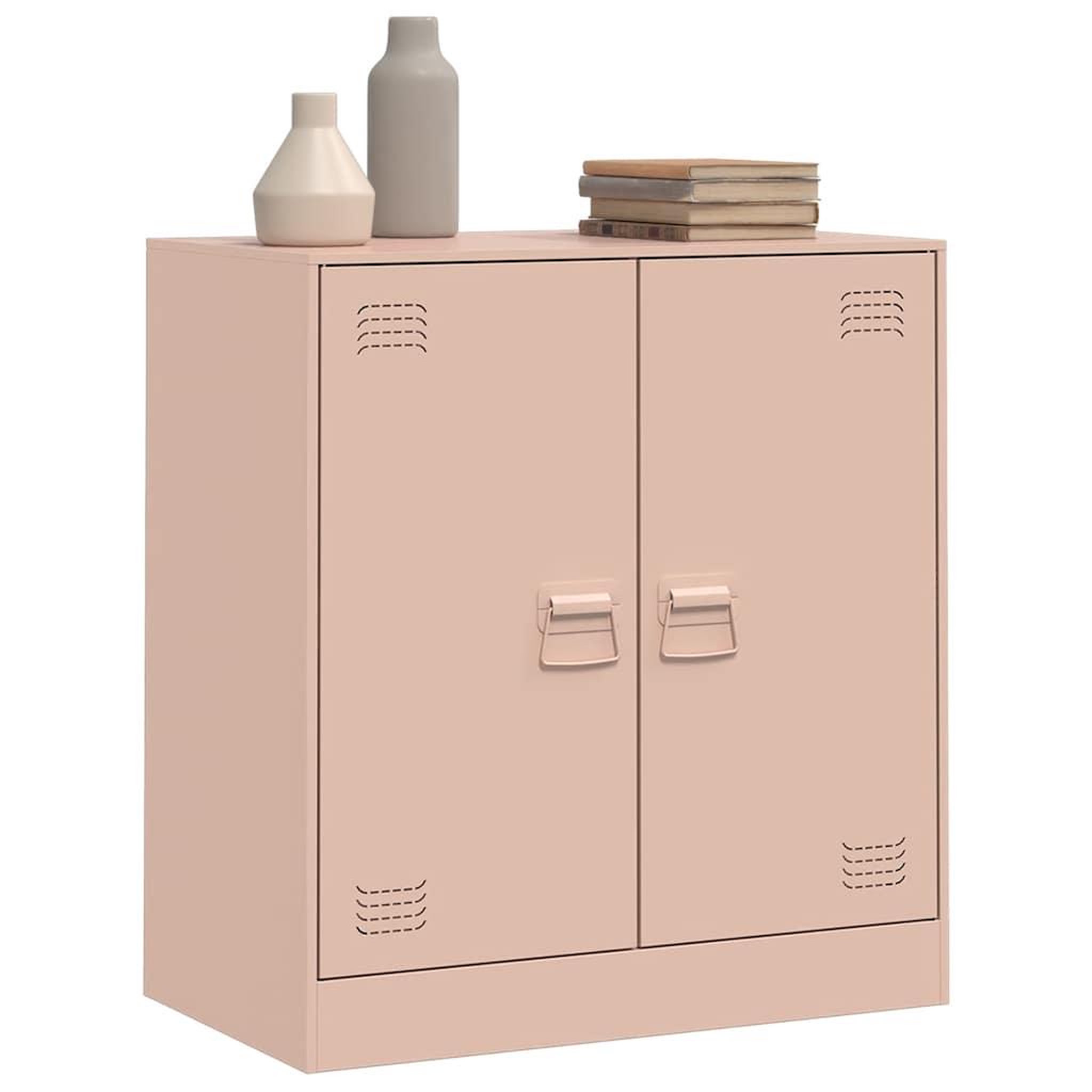 Voir la diapositive 5 : VIDAXL Buffet rose 67x39x73 cm acier