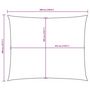 Voir la diapositive 6 : VIDAXL Voile de parasol tissu oxford rectangulaire 4x5 m anthracite