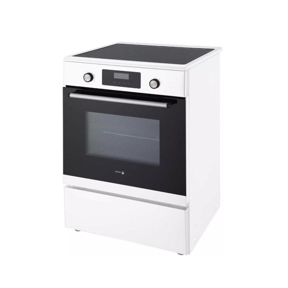 Fagor Cuisinière induction 70l 3 feux blanc - FCIP70CTEB