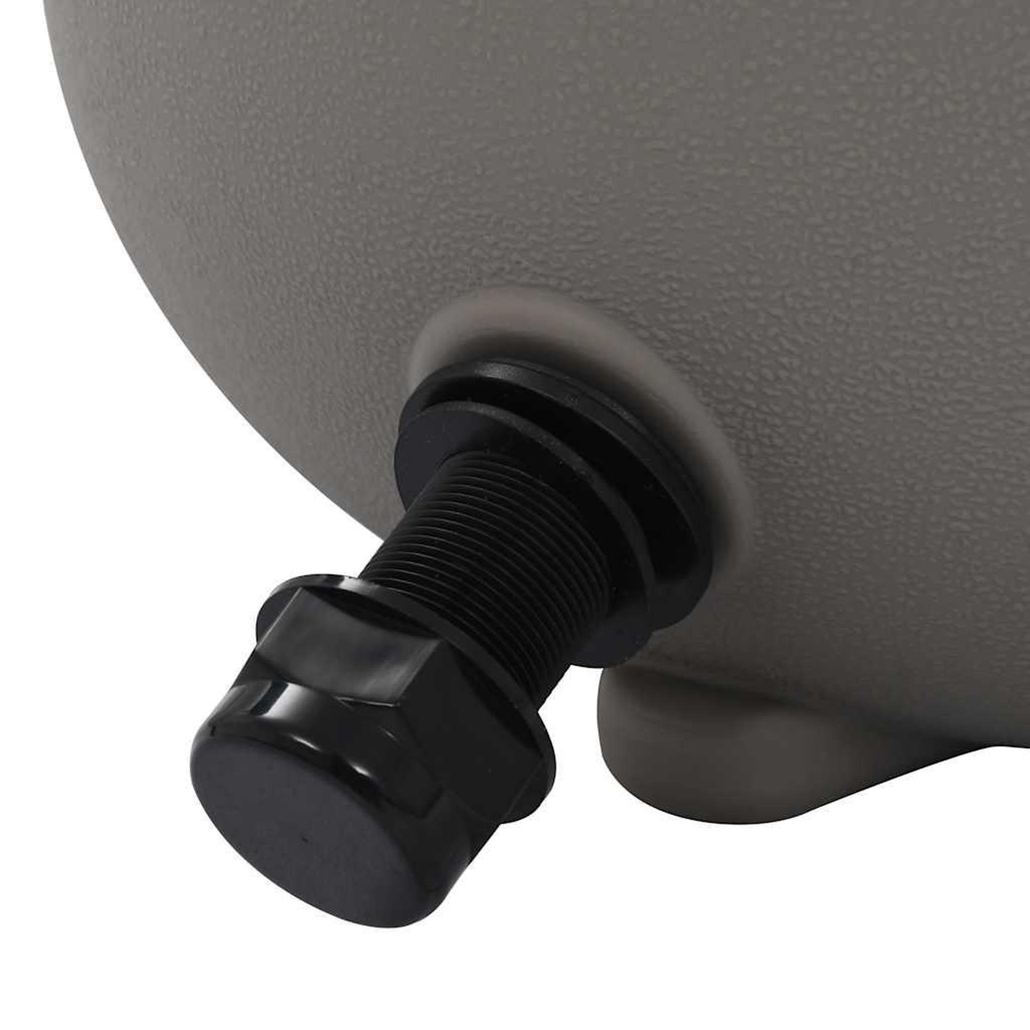 Voir la diapositive 5 : VIDAXL Filtre a sable pour piscine avec vanne 4 positions gris 350 mm