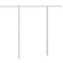 Voir la diapositive 5 : VIDAXL Jeu de poteaux d'auvent blanc 300x245 cm fer
