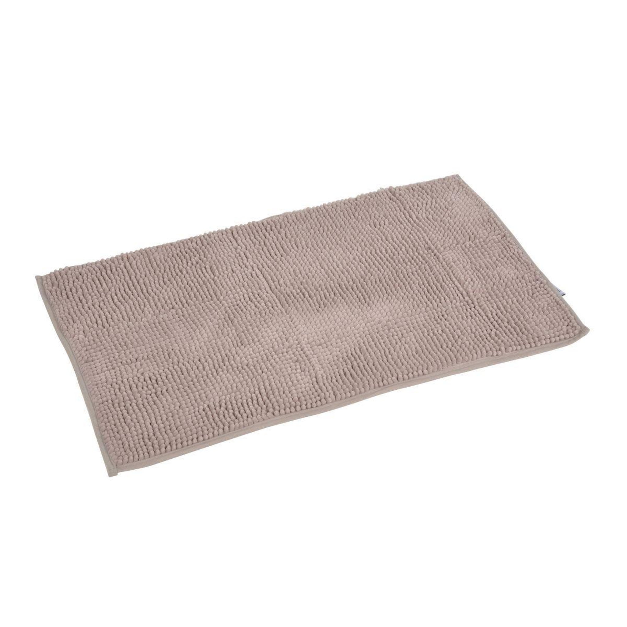 Douceur d'Intérieur Tapis de bain microfibre  sweety  45x75cm taupe