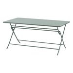 HESPERIDE Table de jardin pliante rectangulaire 6 places GREENSBORO - Vert olive