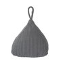 Voir la diapositive 2 : Paris Prix Cale Porte Triangle  Lounge  15cm Gris Foncé