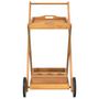 Voir la diapositive 4 : VIDAXL Chariot a the 54x87x90 cm bois massif d'acacia