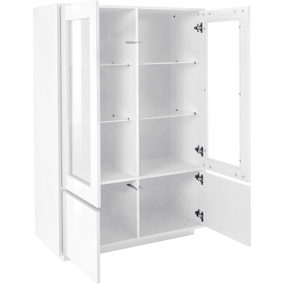 Vitrine moderne 4 portes 100 cm LUCERA