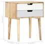 Voir la diapositive 6 : VIDAXL Table de chevet 47x35x59 cm Bois de manguier massif