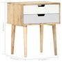 Voir la diapositive 6 : VIDAXL Table de chevet 47x35x59 cm Bois de manguier massif