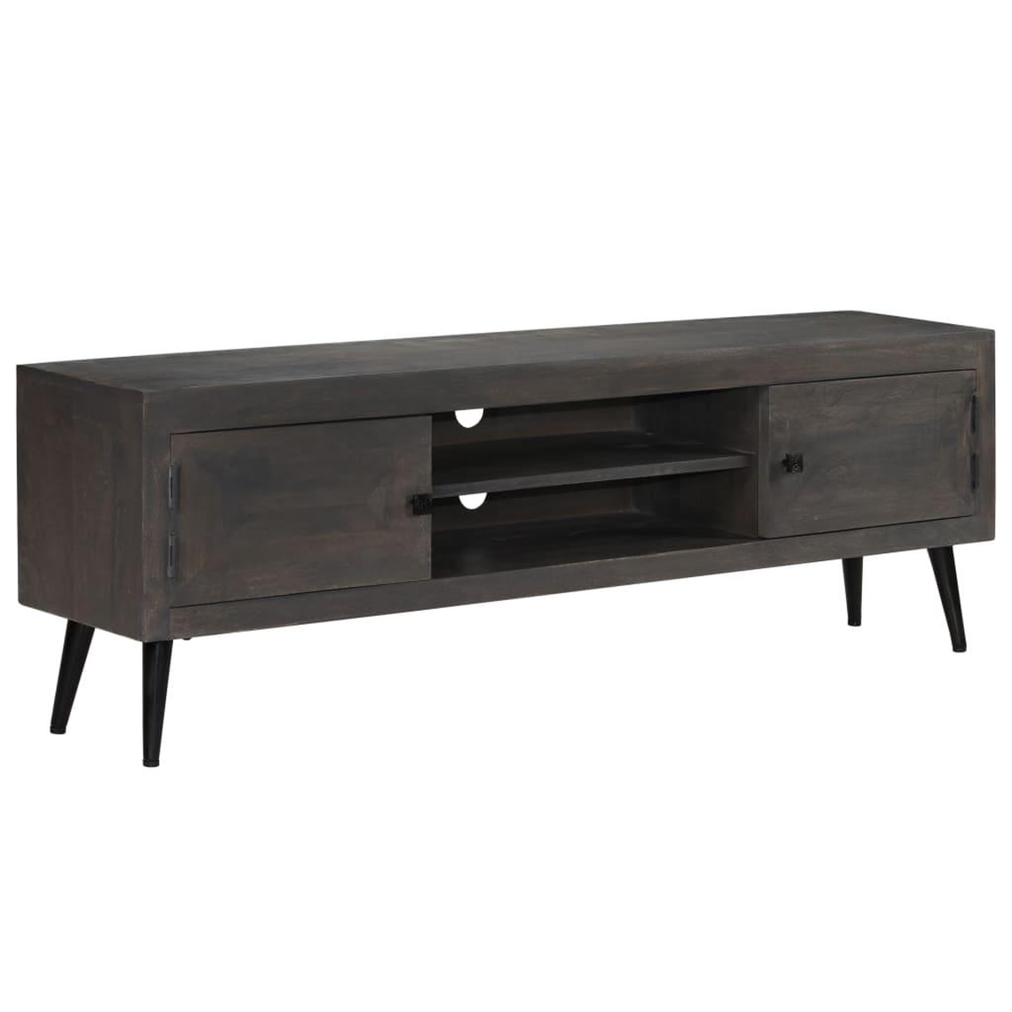 Voir la diapositive 2 : VIDAXL Meuble TV Bois massif de manguier 140 x 30 x 45 cm