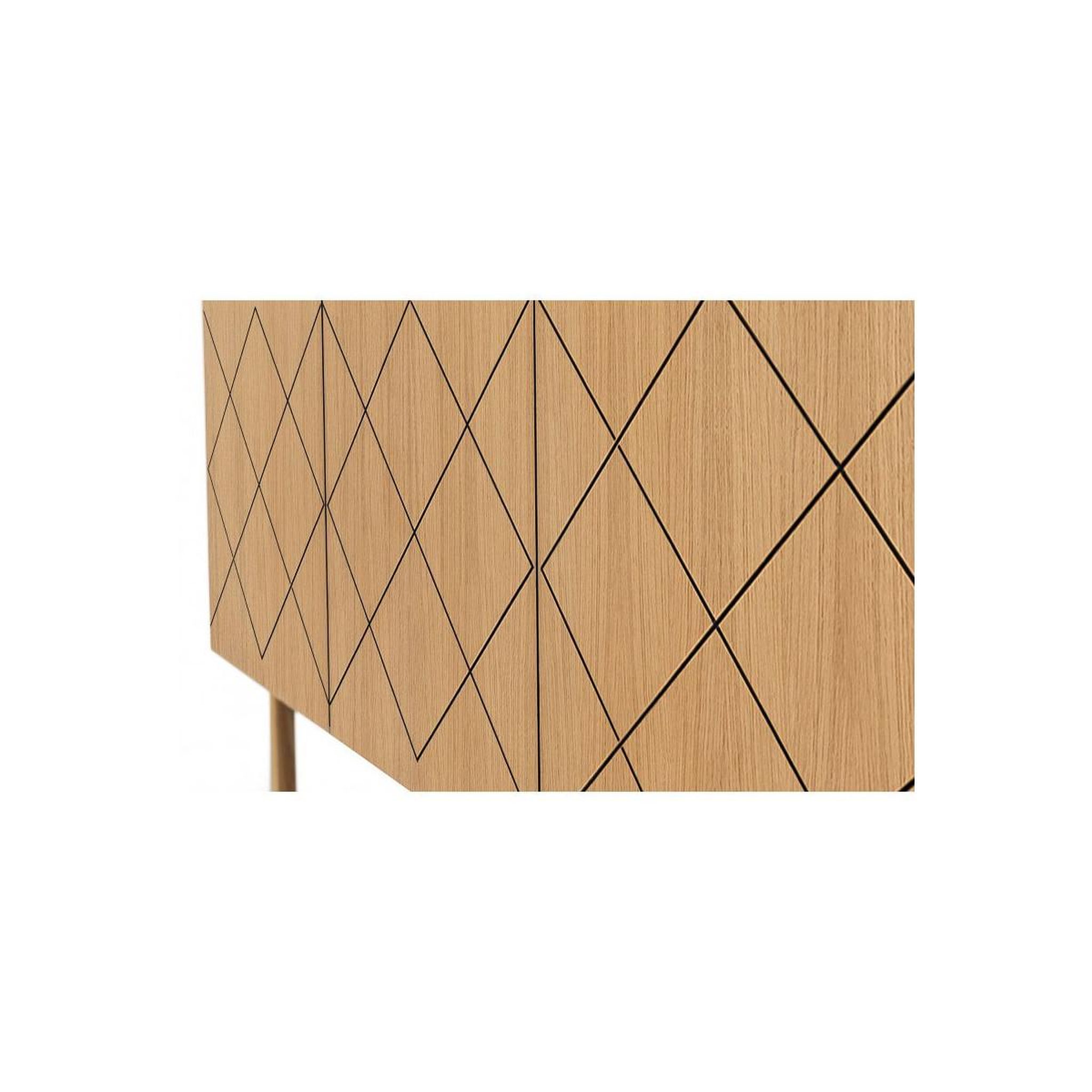 Voir la diapositive 5 : Paris Prix Buffet design en bois massif  porto  175cm chêne