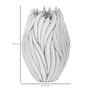 Voir la diapositive 6 : Paris Prix Vase Design en Relief  Honduras  41cm Blanc