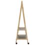 Voir la diapositive 5 : VIDAXL Porte vêtements et étagères et roulettes 96x45,5x155,5cm bambou