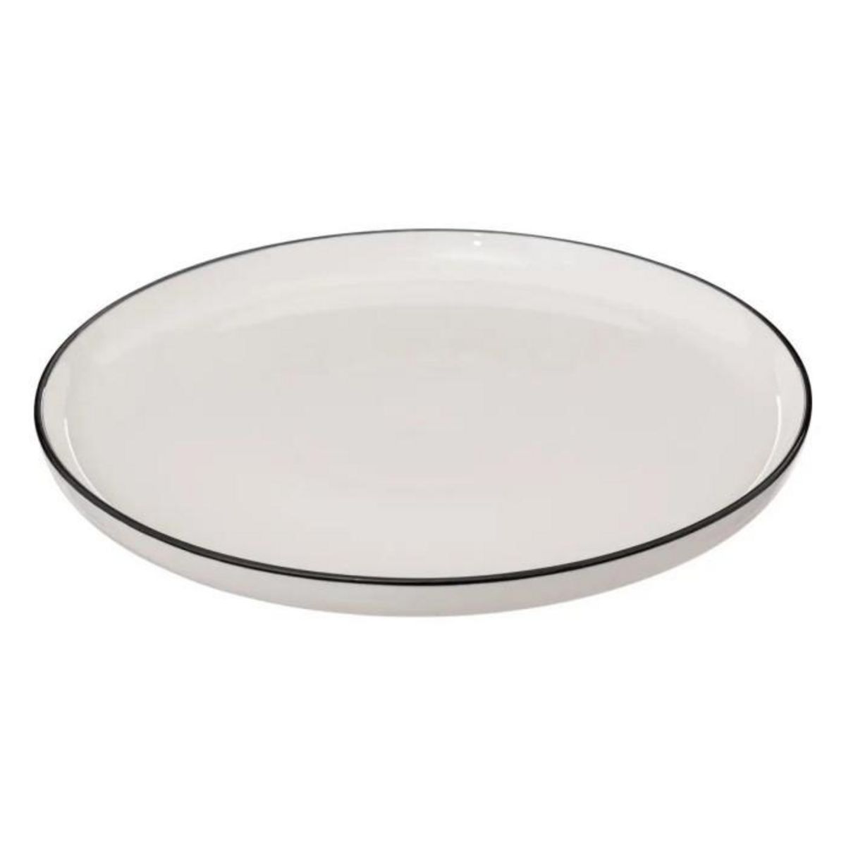 SECRET DE GOURMET Lot de 6 Assiettes Plates  Alix  27cm Blanc