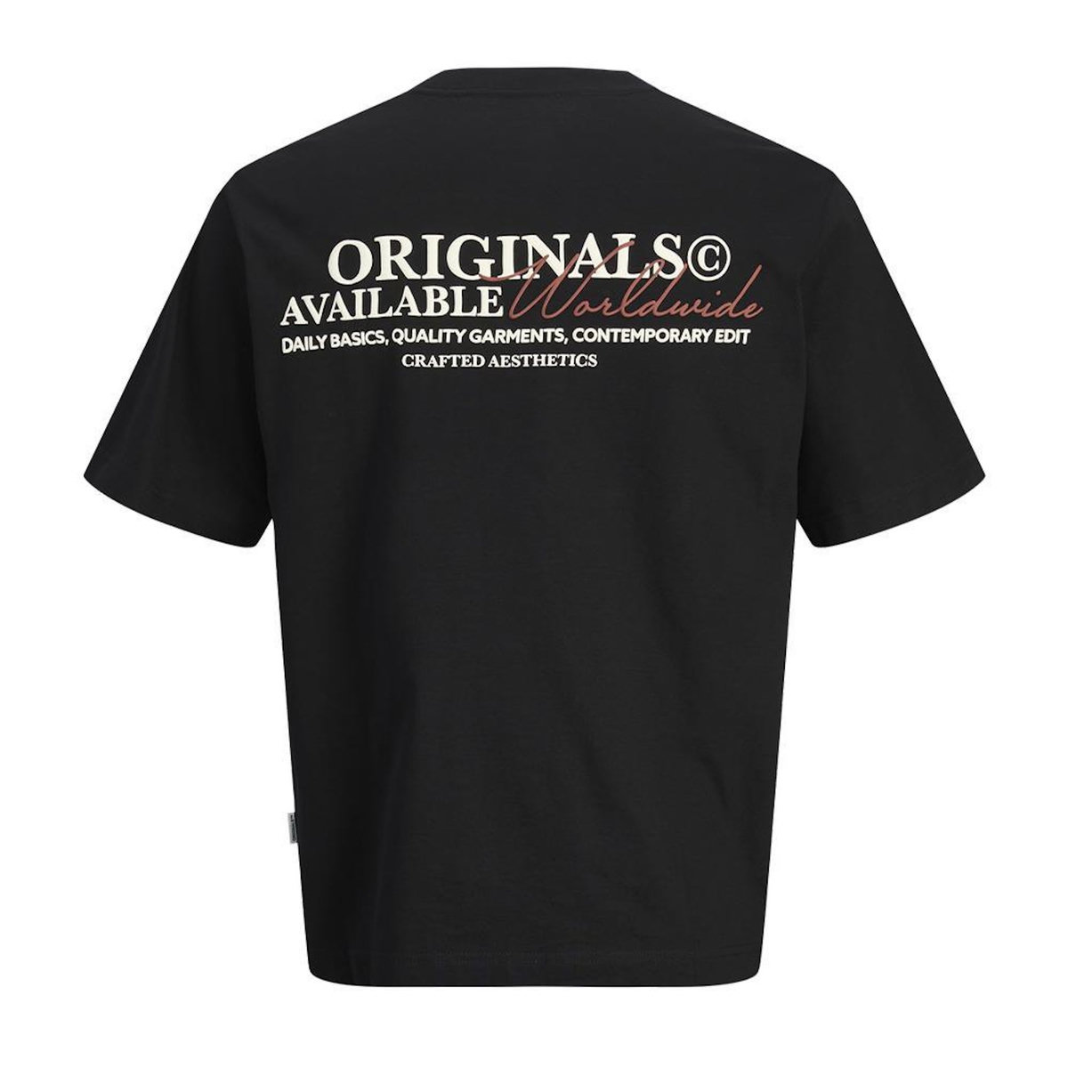 Jack & Jones T-Shirt Noir Garçon Jack & Jones Slington