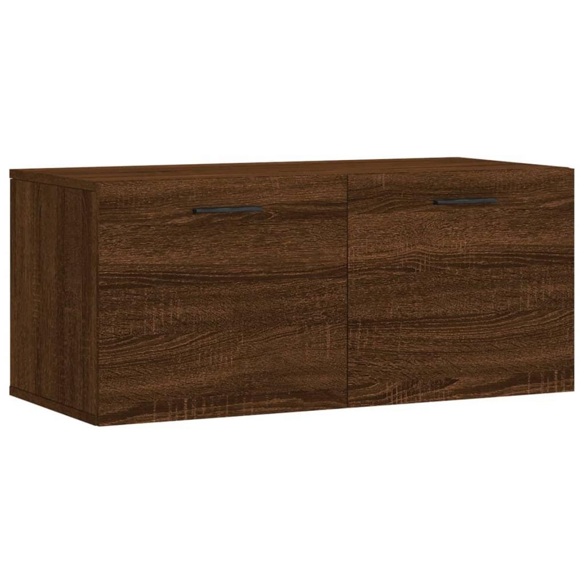 VIDAXL Armoire murale chene marron 80x36,5x35 cm bois d'ingenierie